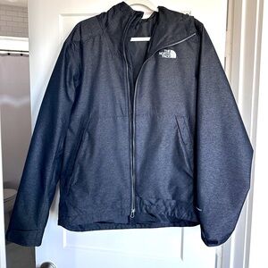 Black The North Face Raincoat